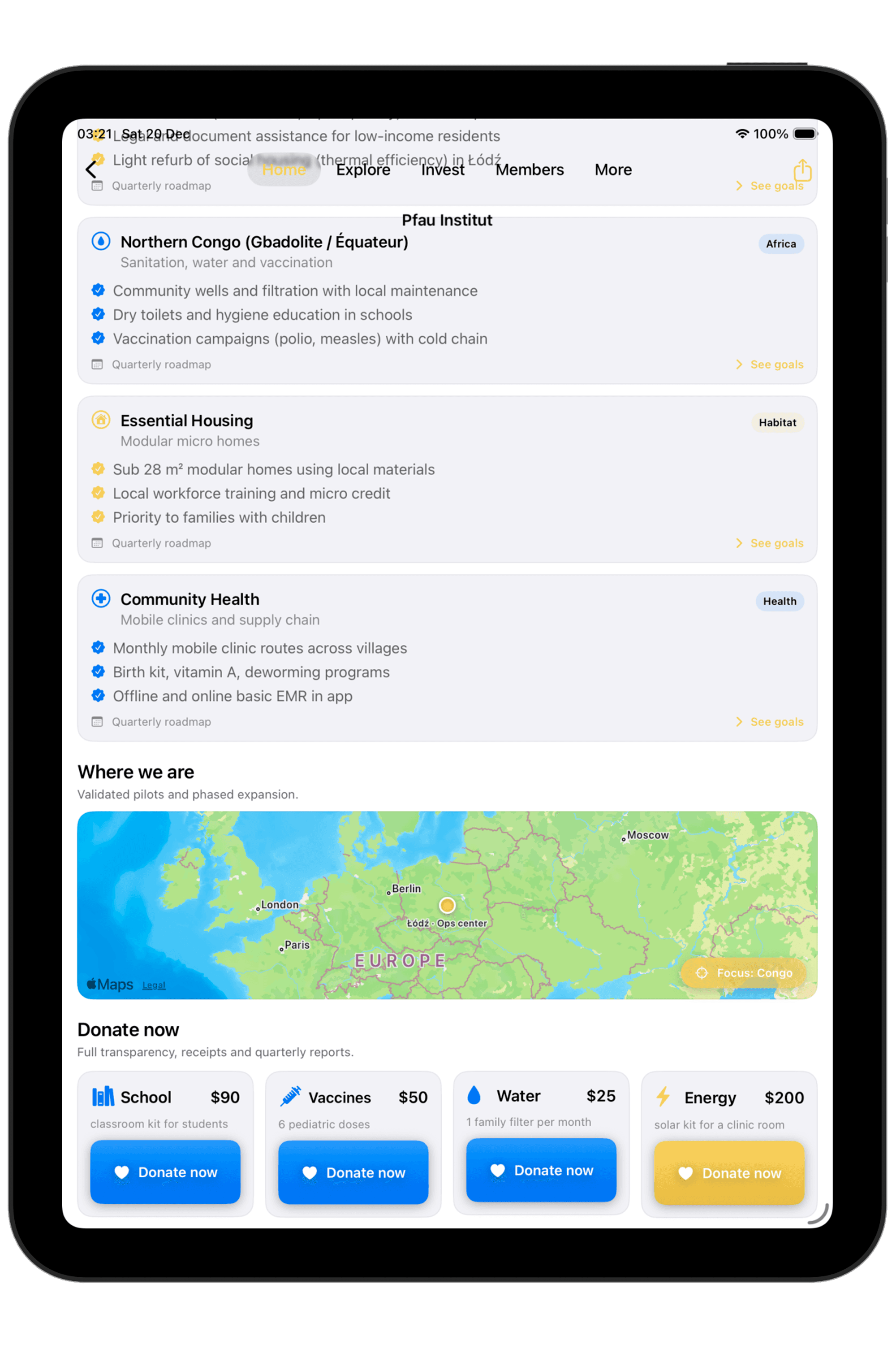 Goldener Pfau private platform preview two